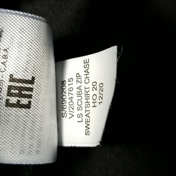 Banana Republic Women's Sweatshirt Size S Petite Scuba-Knit Side-Zip Black - Picture 7 of 7